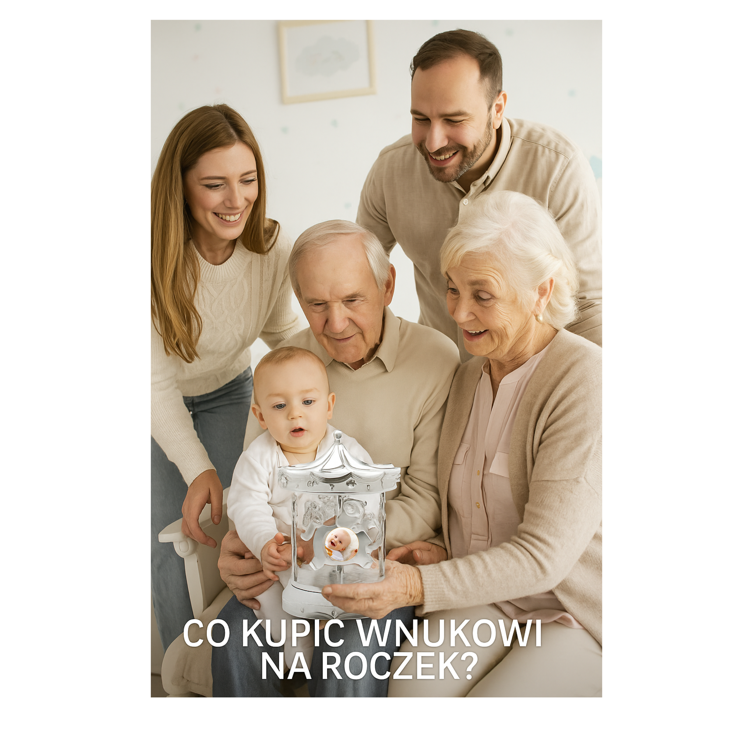 Co kupić wnukowi na roczek? Pamiątka z serca – nie moda na chwilę