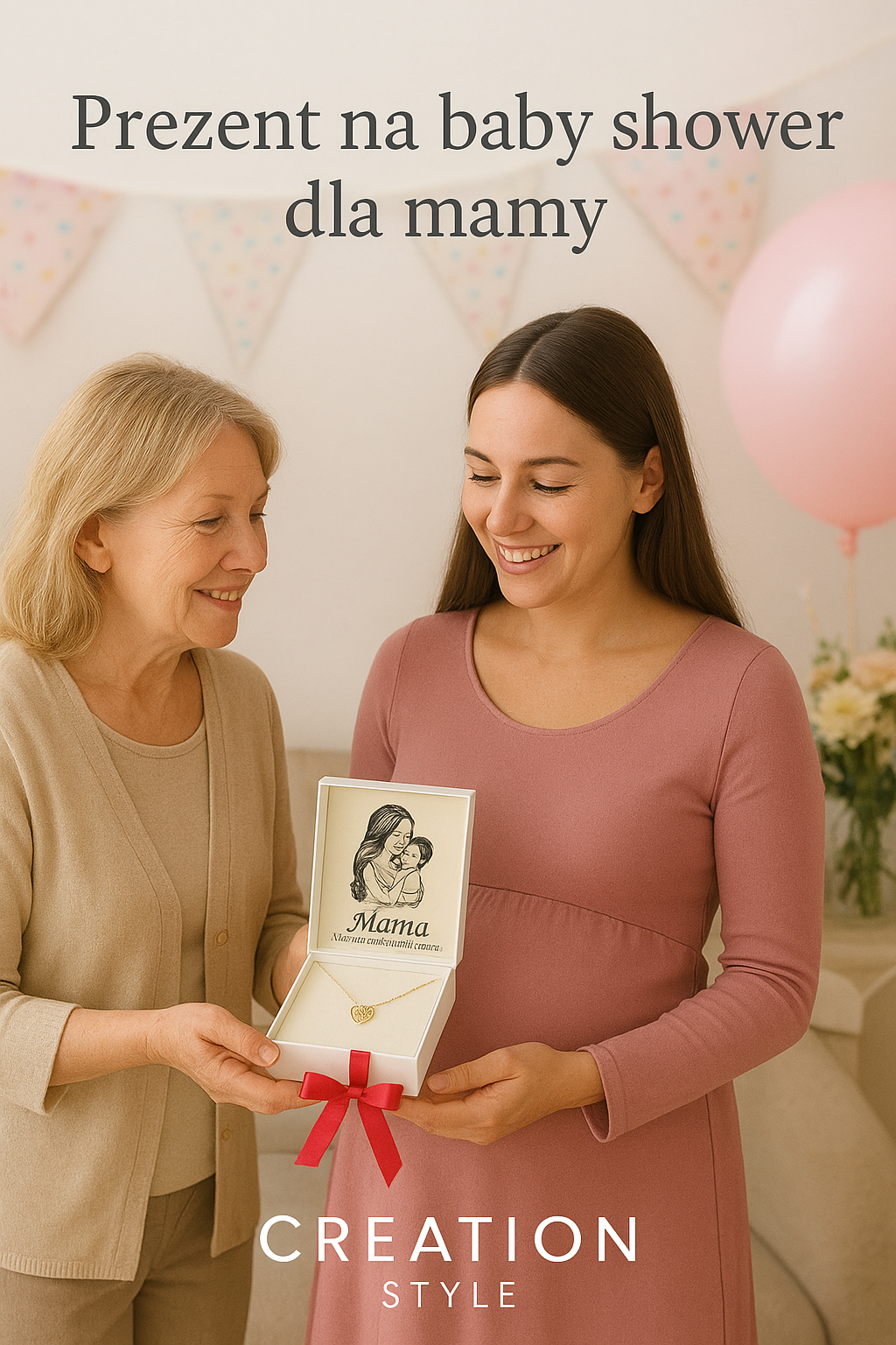 Prezent na baby shower dla mamy
